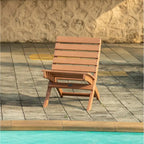 Versailles Quick Assembly All-Weather Outdoor Folding Patio Chair and Table Set - 3-piece