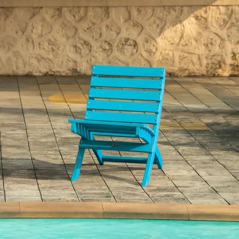 Versailles Quick Assembly All-Weather Outdoor Folding Patio Chair and Table Set - 3-piece