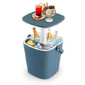 Costway 4 Gallon Portable Cooler Bar Table with Handle Bottle Opener & - See Details