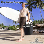 Costway 4 Gallon Portable Cooler Bar Table with Handle Bottle Opener & - See Details