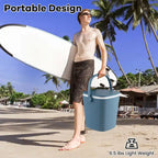 Costway 4 Gallon Portable Cooler Bar Table with Handle Bottle Opener & - See Details