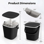 Costway 4 Gallon Portable Cooler Bar Table with Handle Bottle Opener & - See Details