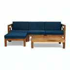 Outdoor L SHAPE SOFA SET,TEAK