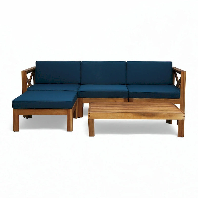 Outdoor L SHAPE SOFA SET,TEAK