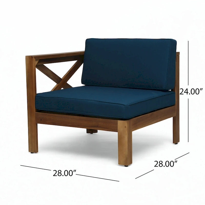 Outdoor L SHAPE SOFA SET,TEAK