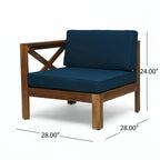 Outdoor L SHAPE SOFA SET,TEAK