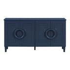 Four-door sideboard with French-Inspired,Suitable for Living Rooms, Entrance and Study Rooms