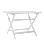5-Piece Outdoor Acacia Wood Folding Dining Set with Folding Table and 4 Folding Chair