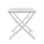 5-Piece Outdoor Acacia Wood Folding Dining Set with Folding Table and 4 Folding Chair