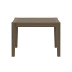 Northlake Square Outdoor Patio Teak Side Table
