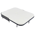 All-Weather Rattan Daybed, 5-Adjustable Backrest, Removable Cushions