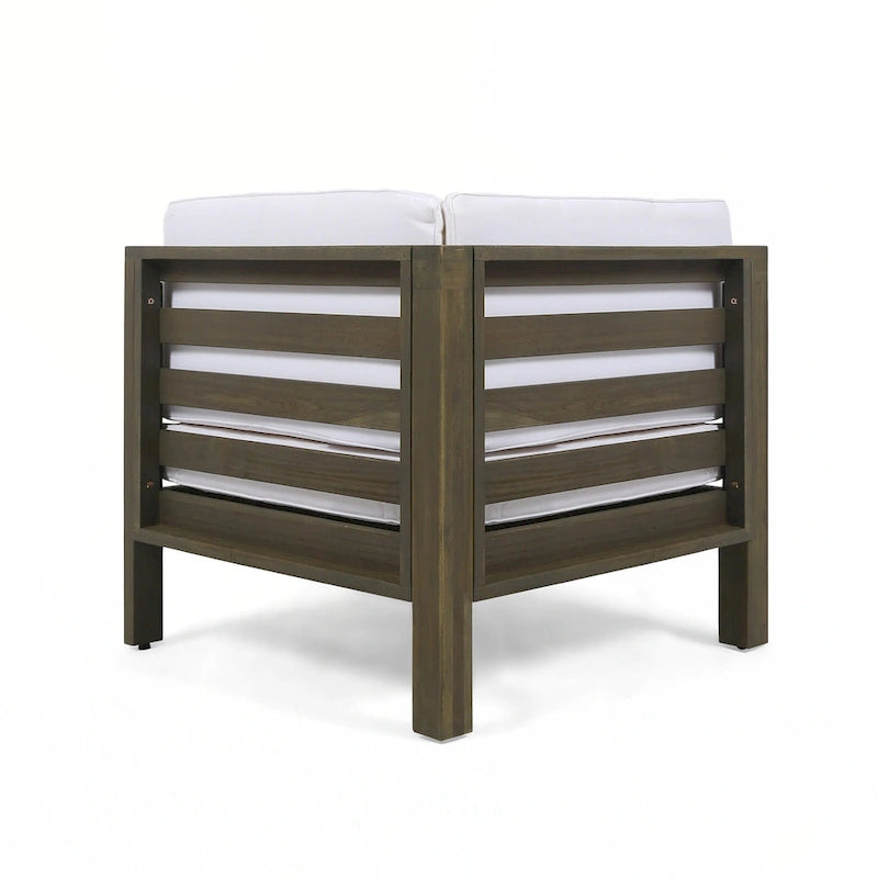 outdoor CORNER CHAIR, WHITE