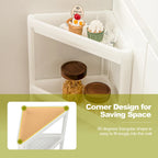 Gymax 2PCS 3 Tier Detachable Floor Corner Shower Shelf Counter Corner