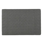 Mach Snack Table, Dark Gray Outdoor Safe Wicker and Iron Frame, 24 Inch