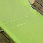 Outsunny 2 Piece Folding Chaise Lounge Chairs with 6-Position Reclining Back, Mesh Seat, Headrest for Beach, Yard, Patio