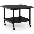Gymax Printer Stand w/ Storage Under Desk Printer Table w/ 4 Wheels - See Details