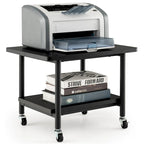 Gymax Printer Stand w/ Storage Under Desk Printer Table w/ 4 Wheels - See Details