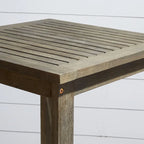 Grey-washed Farmhouse Wood Bar Table