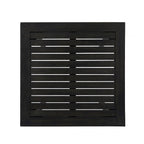 Outdoor Minimalist Wood Square Bar Table - Dark Gray