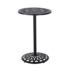 Aluminum Bar Table 41.5 Inch Copper Finish Outdoor Rustic Modern
