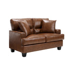 Faux Leather 2 Piece Chair and Sofa Set by