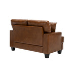 Faux Leather 2 Piece Chair and Sofa Set by