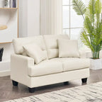 Faux Leather 2 Piece Chair and Sofa Set by
