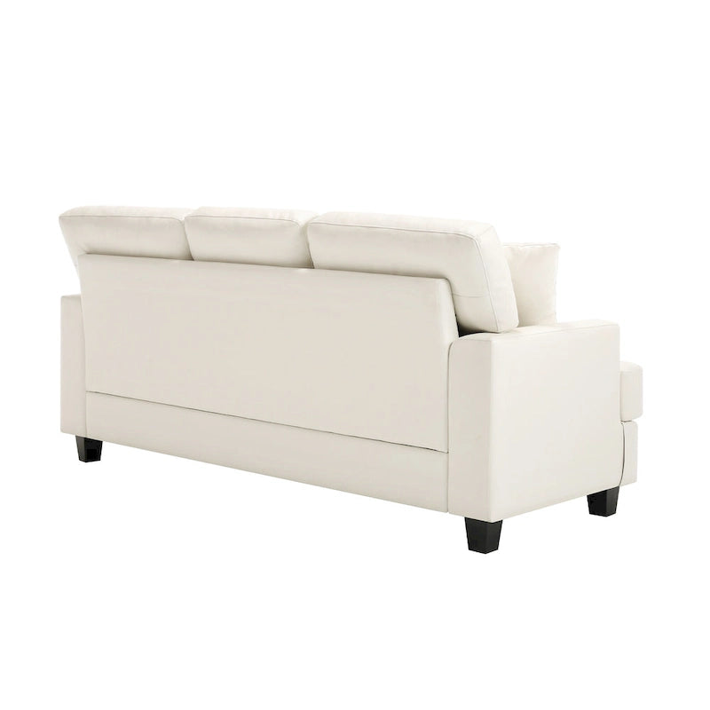 Faux Leather 2 Piece Chair and Sofa Set by