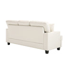 Faux Leather 2 Piece Chair and Sofa Set by