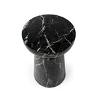 Grover Outdoor Faux Stone Chalice Side Table