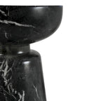 Grover Outdoor Faux Stone Chalice Side Table