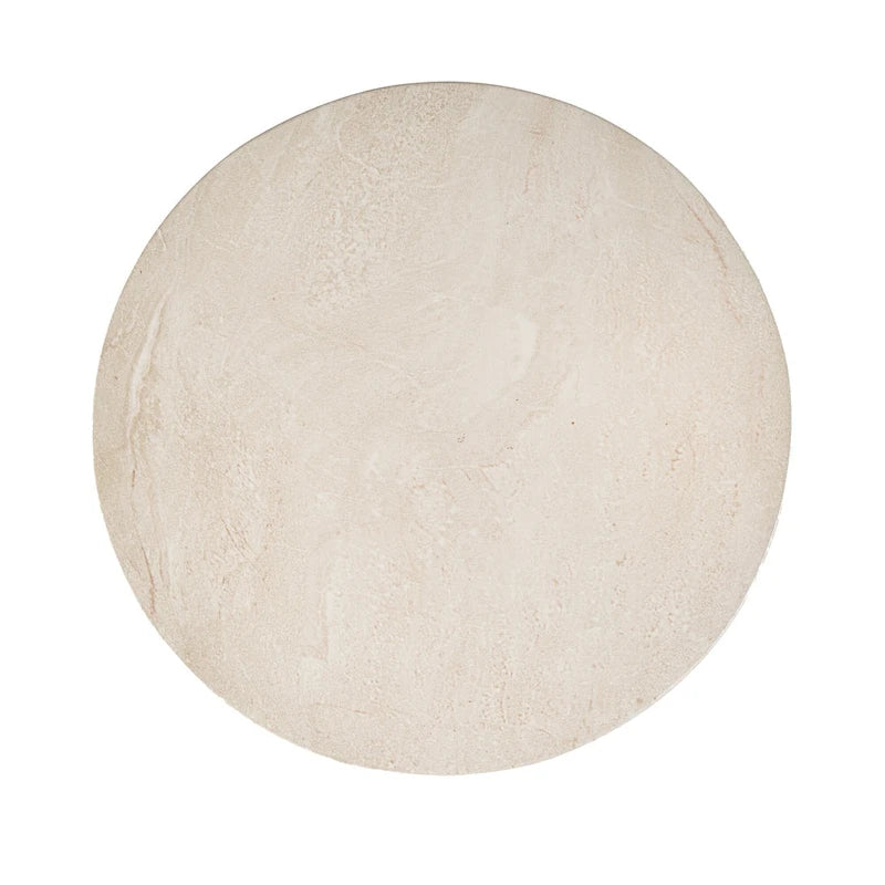 Grover Outdoor Faux Stone Chalice Side Table