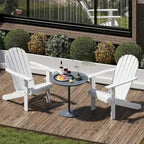 Costway Patio Adirondack Chair with Inclined Seat High Backrest & Wide - See Details
