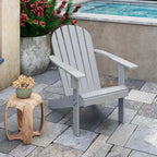 Costway Patio Adirondack Chair with Inclined Seat High Backrest & Wide - See Details