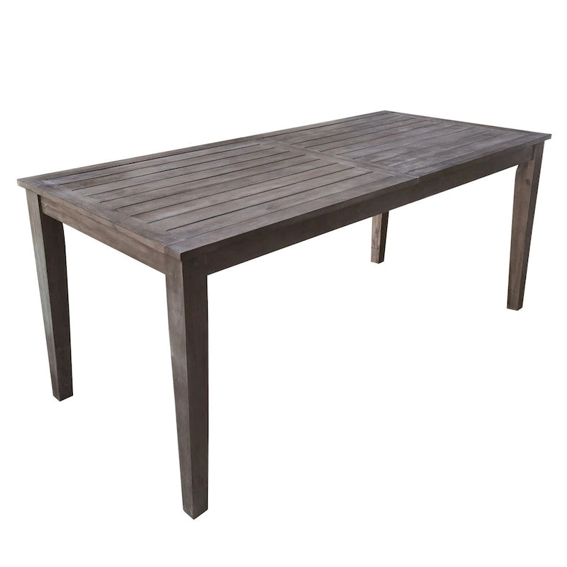Acacia Wood Outdoor Table and Chairs Set for Patio (Set of 7)
