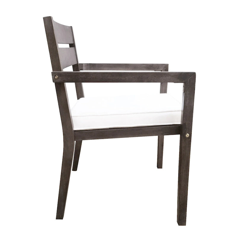 Acacia Wood Outdoor Table and Chairs Set for Patio (Set of 7)
