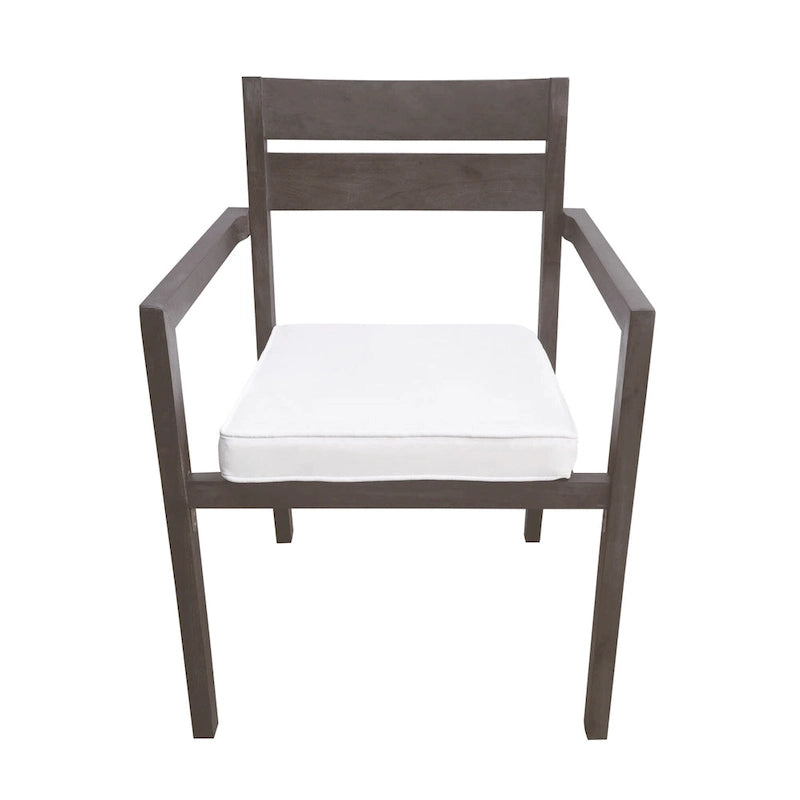 Acacia Wood Outdoor Table and Chairs Set for Patio (Set of 7)