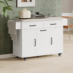 Kitchen Island With Trash Can Storage Cabinet(no include stool)