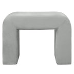 Vint 26 Modern Bench Upholstered in Velvet or Boucle With Padded Foam Seat for Living Room Bedroom Home Office
