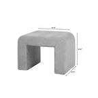 Vint 26 Modern Bench Upholstered in Velvet or Boucle With Padded Foam Seat for Living Room Bedroom Home Office