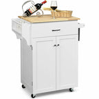 Gymax Rolling Kitchen Island Utility Kitchen Cart Storage Cabinet - See Details