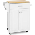 Gymax Rolling Kitchen Island Utility Kitchen Cart Storage Cabinet - See Details