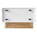 Rolling Kitchen Island with Drop Leaf, Kitchen Island Cart on Wheels, Moveable Island Table with 4 Doors Cabinet & 3 Drawers