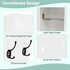 Gymax Over The Toilet Storage Cabinet w/ Sliding Barn Door Adjustable