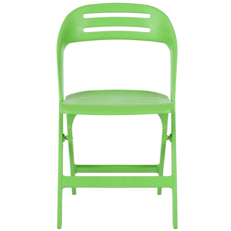 SAFAVIEH Inda Green Indoor/ Outdoor Folding Chairs (Set Of 4) - 19x20x33 - 19Wx20Dx33H