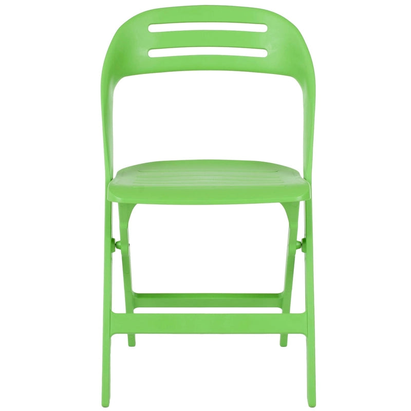 SAFAVIEH Inda Green Indoor/ Outdoor Folding Chairs (Set Of 4) - 19x20x33 - 19Wx20Dx33H