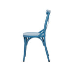 Iron Farmhouse Outdoor Dining Chair (Set of 2) - 22 x 19 x 35