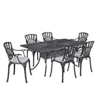 Grenada 7 Piece Dining Set with Cushions by homestyles
