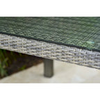 Amazonia Rouge Outdoor 9pc Patio Dining Set - With Cushions