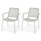 Amazonia Rouge Outdoor 9pc Patio Dining Set - With Cushions